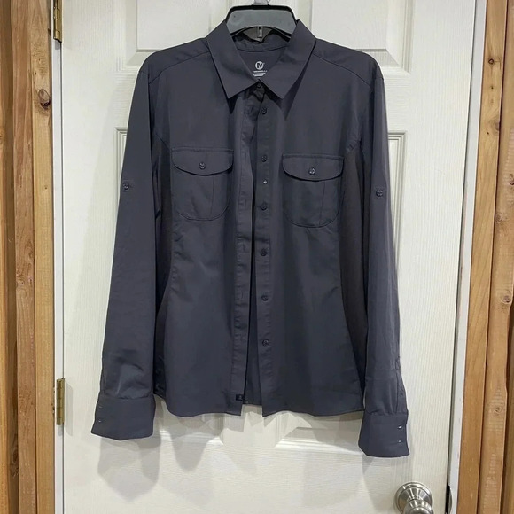 Merrell Button-Up Long Sleeve Shirt Size XL - Picture 2 of 10